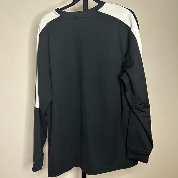 Nike Athletics Shirt-Large-vintage, long sleeve,‎ black white - Picture 3 of 4
